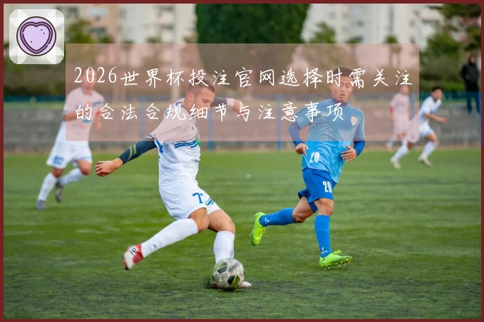 2026世界杯投注官网选择时需关注的合法合规细节与注意事项